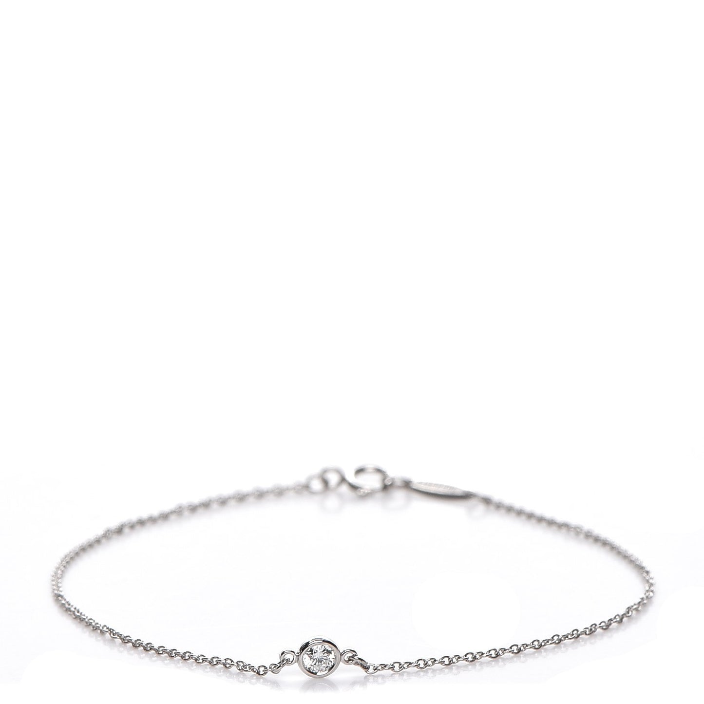 Platinum Diamond .08ct Elsa Peretti Diamonds by the Yard Bracelet