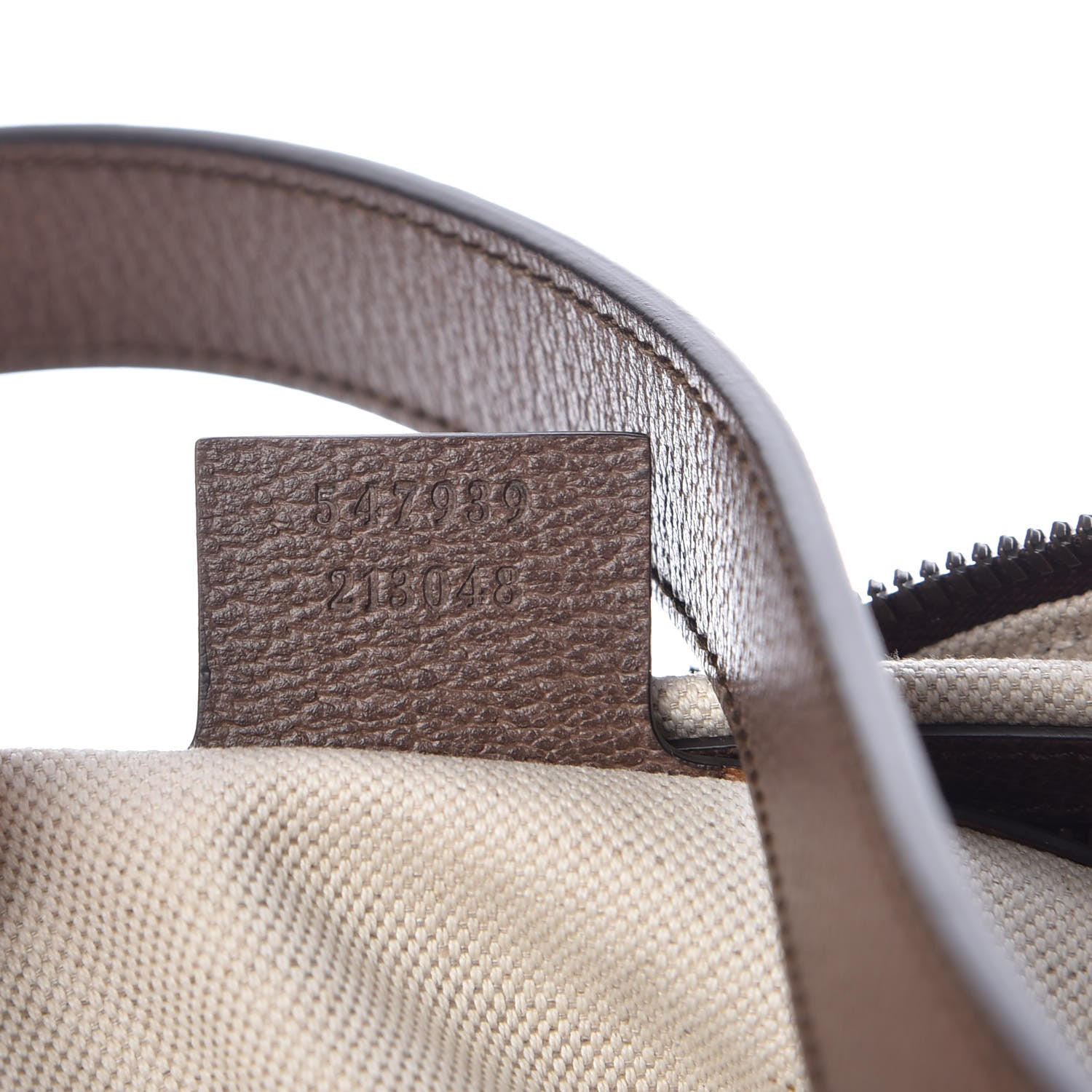 Gucci GG Supreme Monogram Web Ophidia Half Moon Hobo Brown 7 of 7
