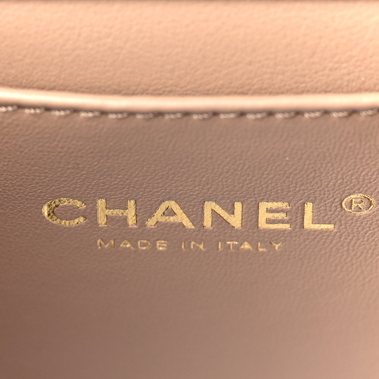 Caviar Quilted Coco First Flap Beige
