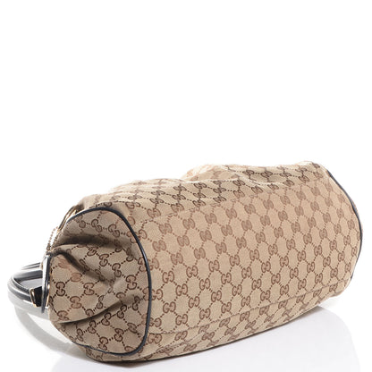 Gucci Monogram Medium Sukey Boston Bag Black 4 of 7