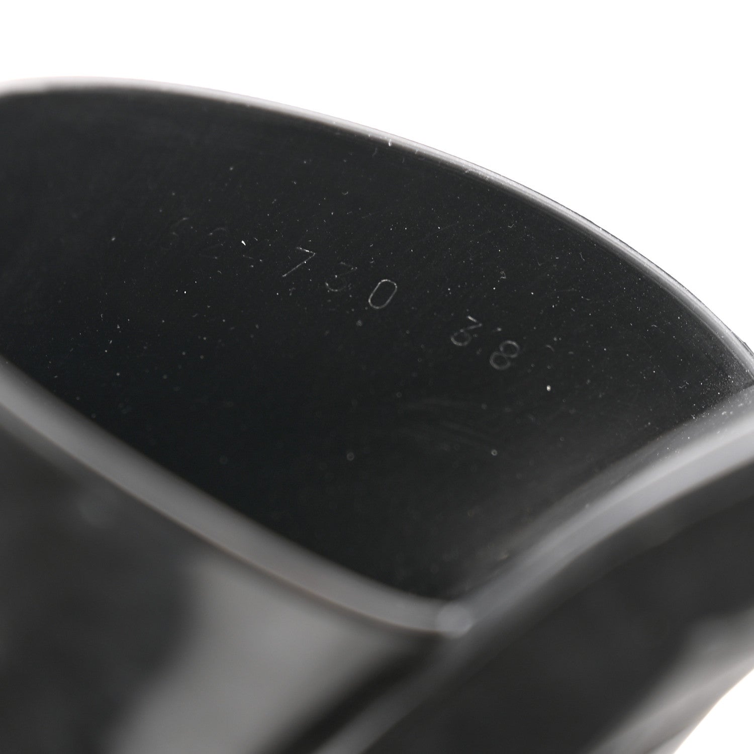 Gucci Rubber Gucci Logo Womens Platform 20/60mm Slide Sandals 38 Black 8 of 13