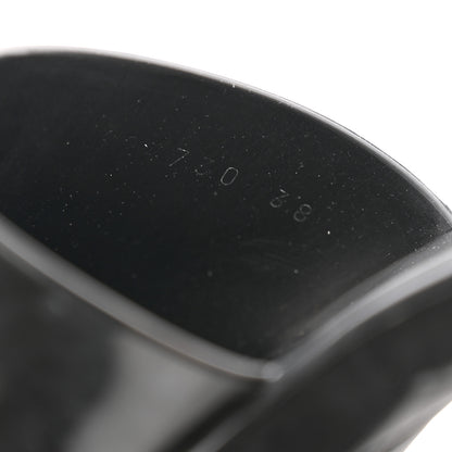 Gucci Rubber Gucci Logo Womens Platform 20/60mm Slide Sandals 38 Black 8 of 13