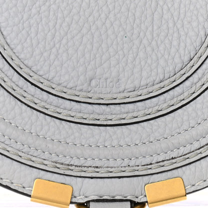 Chloe Calfskin Marcie Round Crossbody Bag Light Cloud 8 of 11