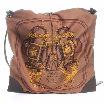 Hermes Silk SilkyCity Bag Brides De Gala Bag Brown 1 of 6