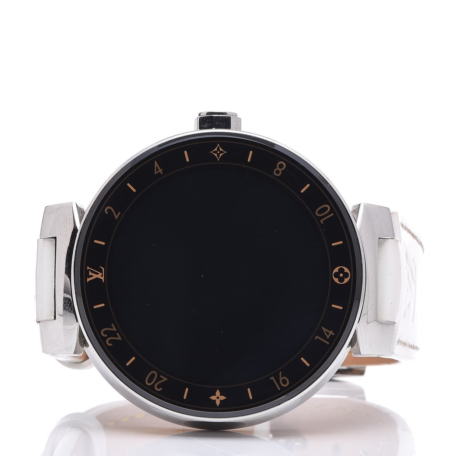 Louis Vuitton Stainless Steel 42mm Monogram Tambour Horizon Smartwatch White 3 of 12