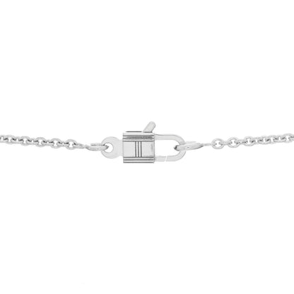 Hermes 18K White Gold Diamond Constance Amulettes Pendant Necklace 3 of 3