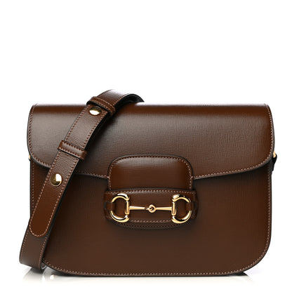Gucci Azalea Calfskin Horsebit 1955 Shoulder Bag Brown Sugar 1 of 9