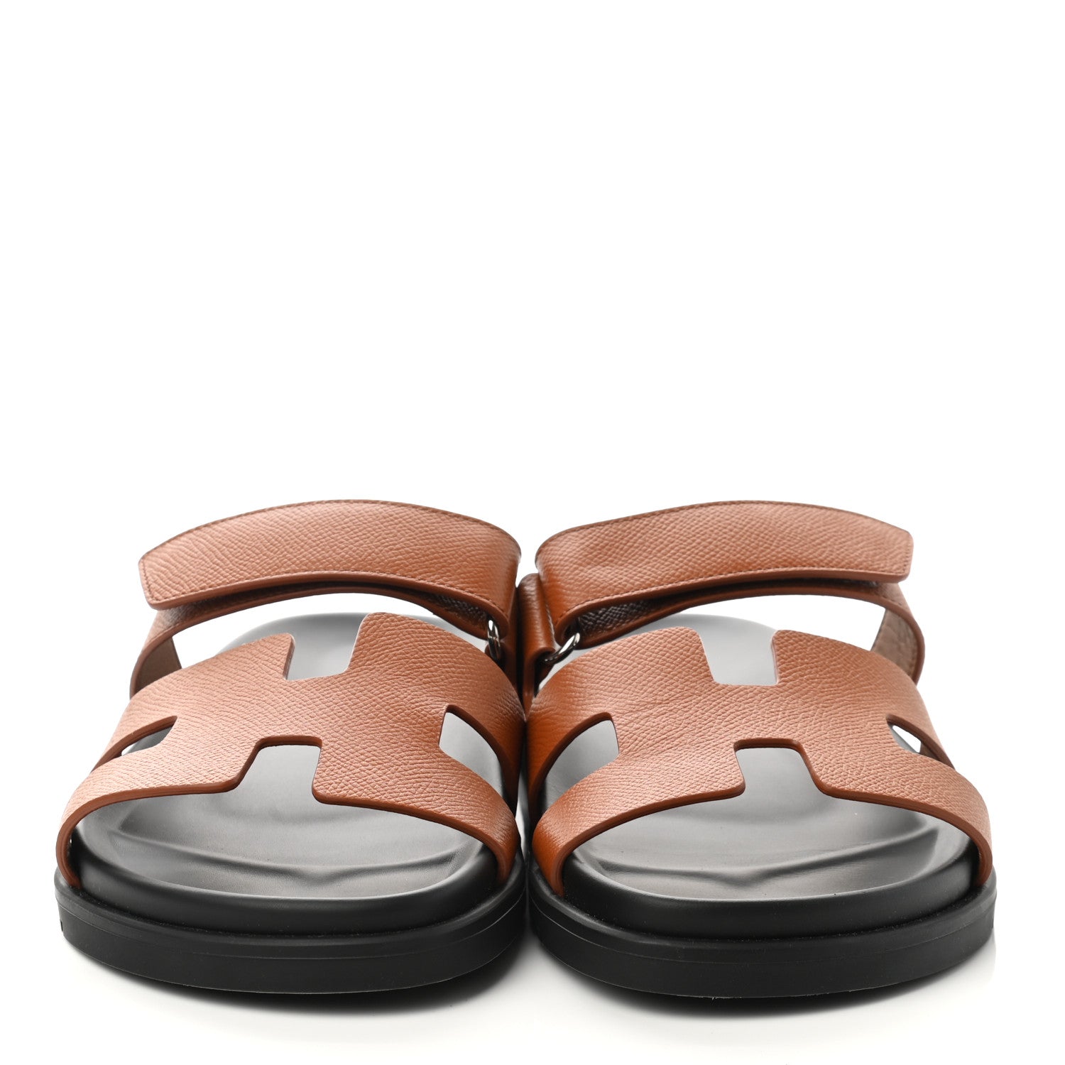 Hermes Epsom Womens Chypre Sandals 39 Natural 2 of 9
