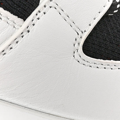 Hermes Technical Canvas Calfskin Womens Duel Sneakers 36 White Black 12 of 13