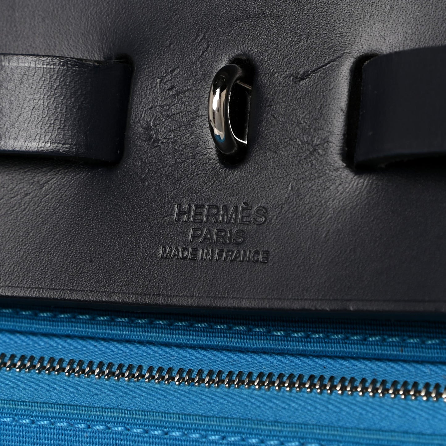 Toile Vache Hunter Herbag Zip 39 MM Bleu Zanzibar