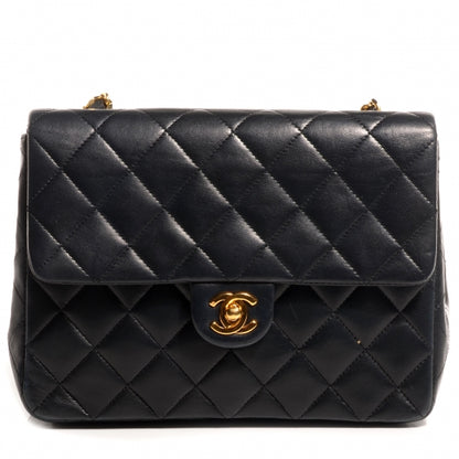 Chanel Lambskin Quilted Mini Square Flap Black 1 of 9