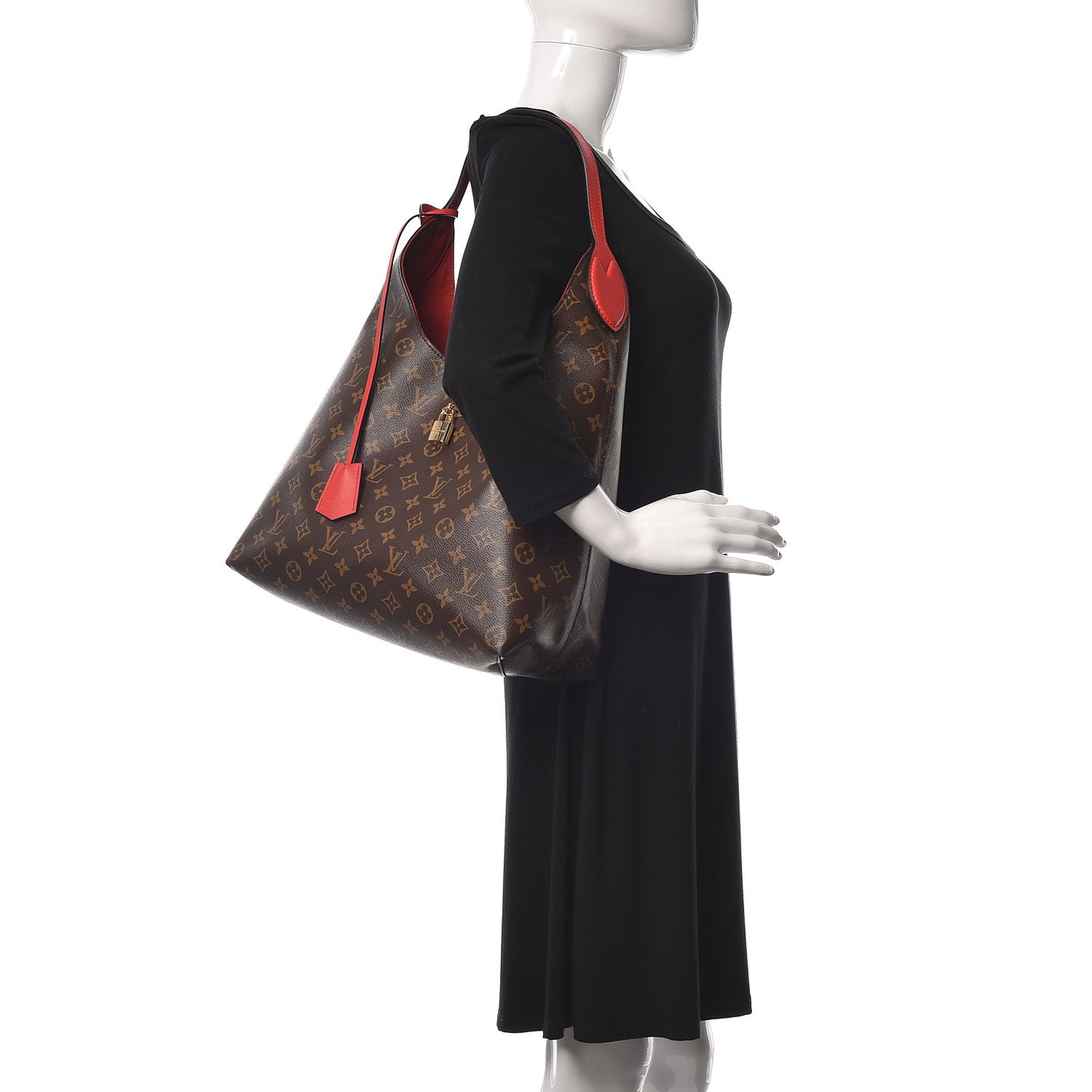 Monogram Flower Hobo Coquelicot
