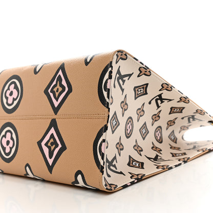 Louis Vuitton Monogram Giant Wild At Heart Onthego GM Arizona 9 of 9