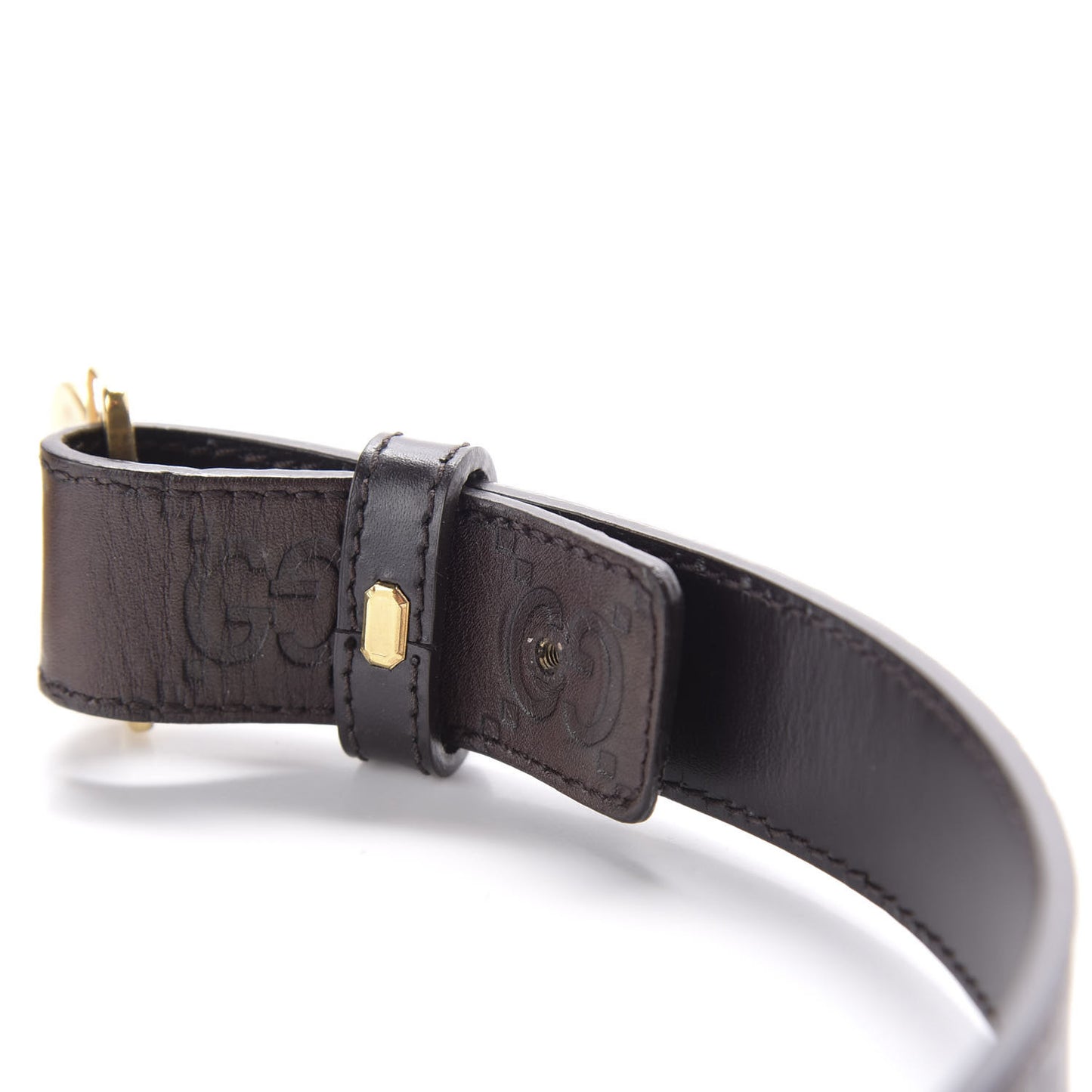 Guccissima Hysteria Belt 80 32 Brown
