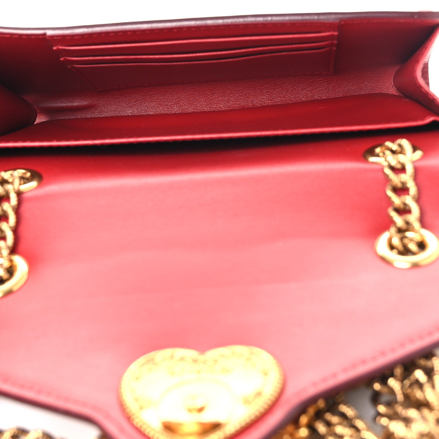 Dolce & Gabbana Smooth Calfskin Mini Devotion Crossbody Bag Poppy Red 5 of 13