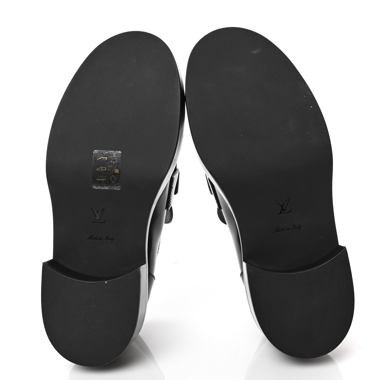 Smooth Calfskin LV Academy Loafers 36 Black