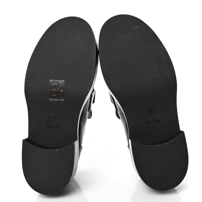 Louis Vuitton Smooth Calfskin LV Academy Loafers 36 Black 5 of 7