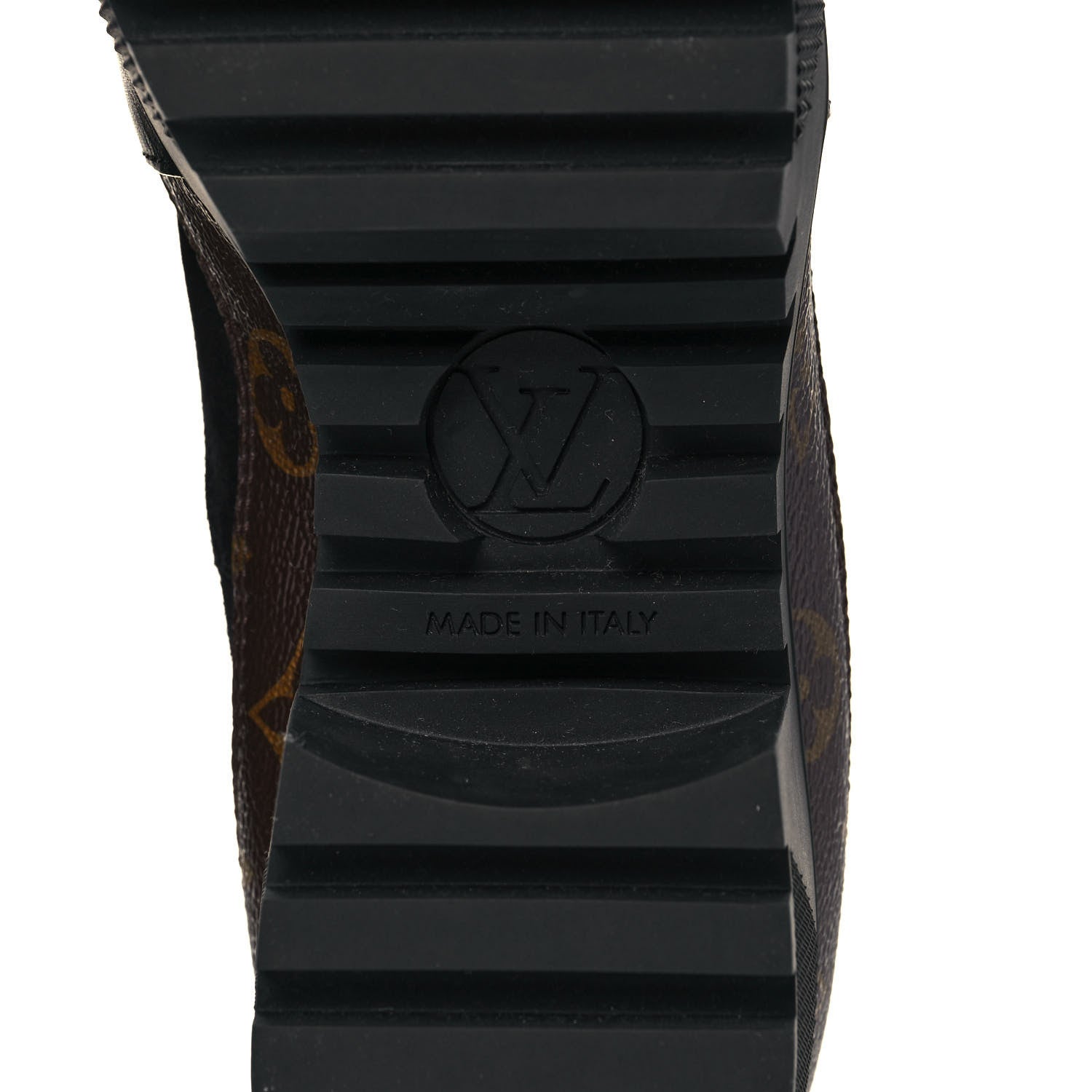 Louis Vuitton Suede Calfskin Monogram Laureate Platform Desert Boots 39.5 Black 6 of 6