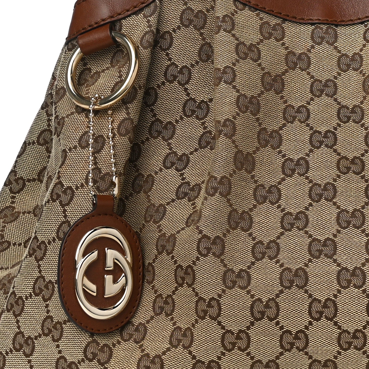Gucci Monogram Medium Sukey Tote Brown 9 of 11