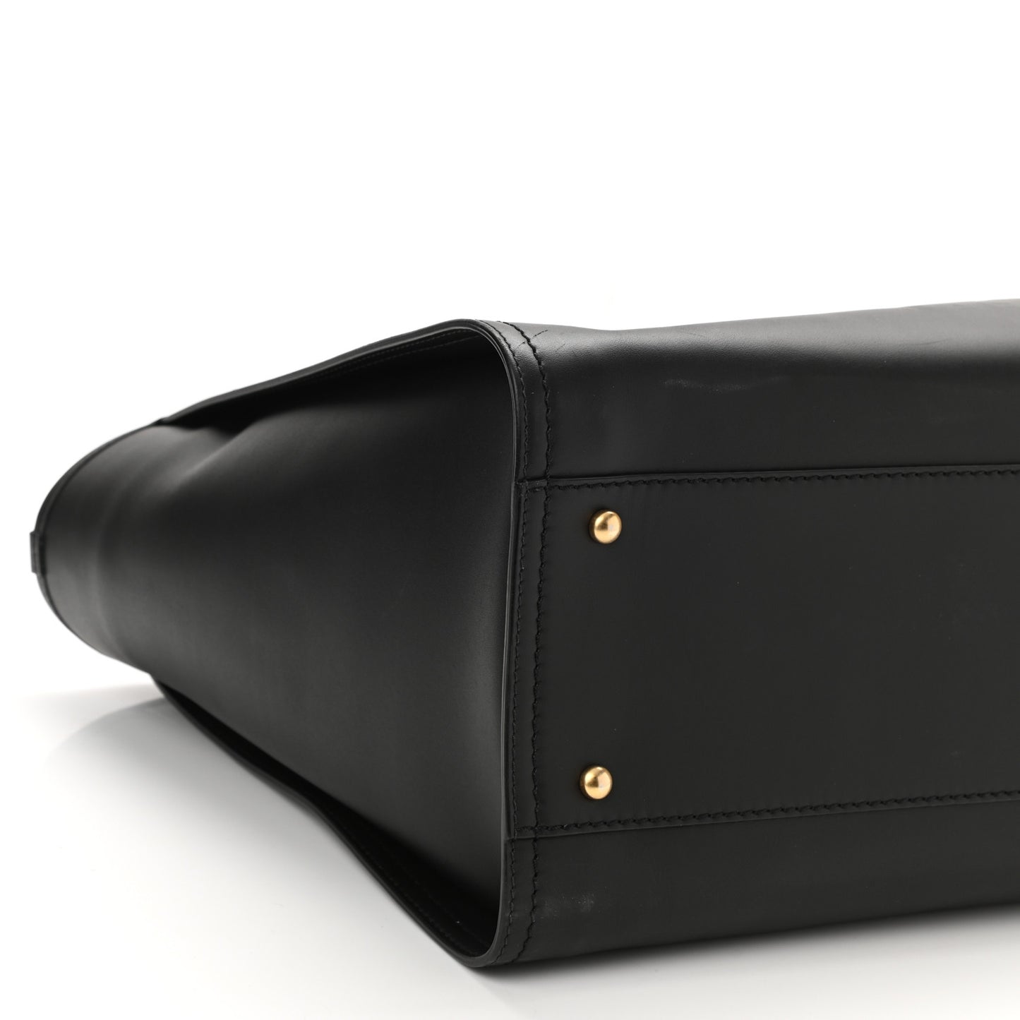 Calfskin Medium Deauville Tote Black