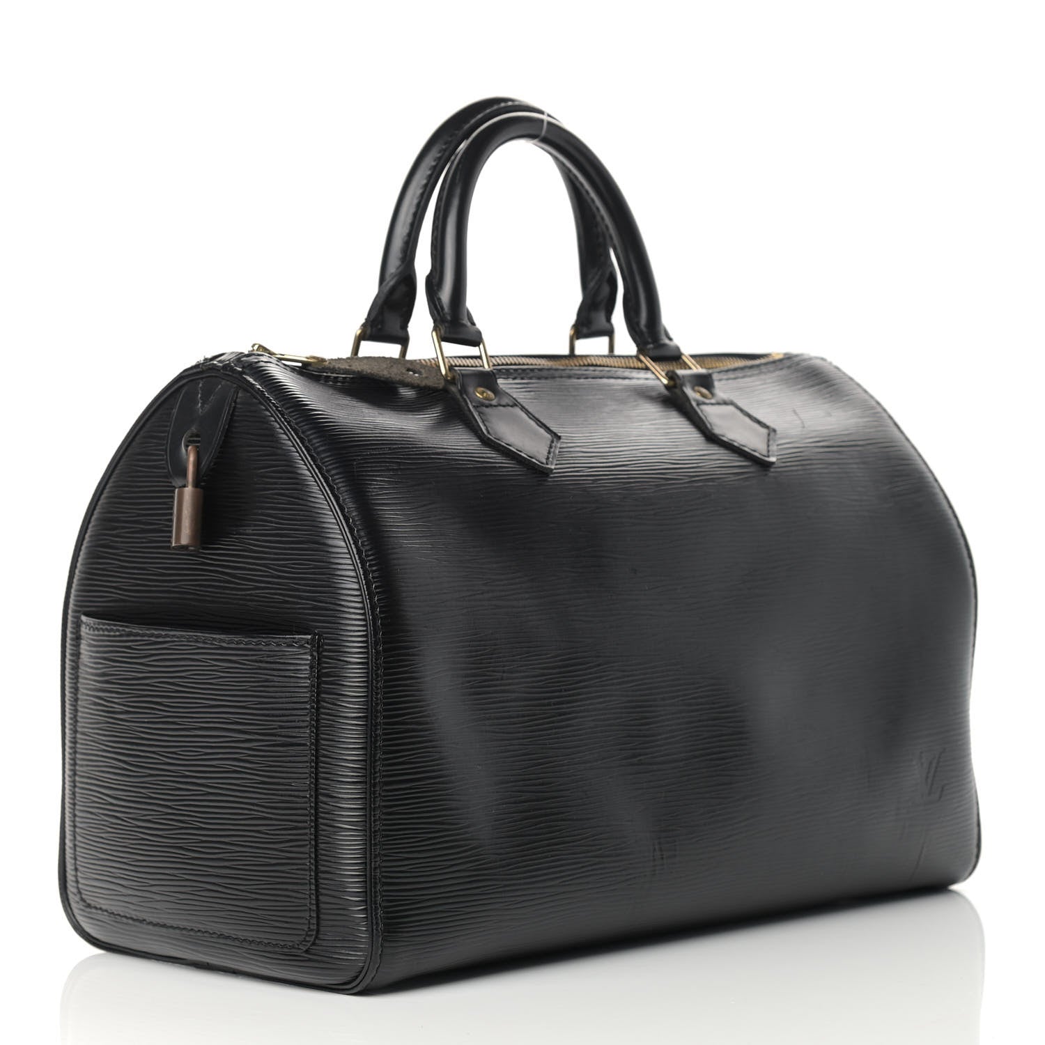 Louis Vuitton Epi Speedy 30 Black 3 of 13