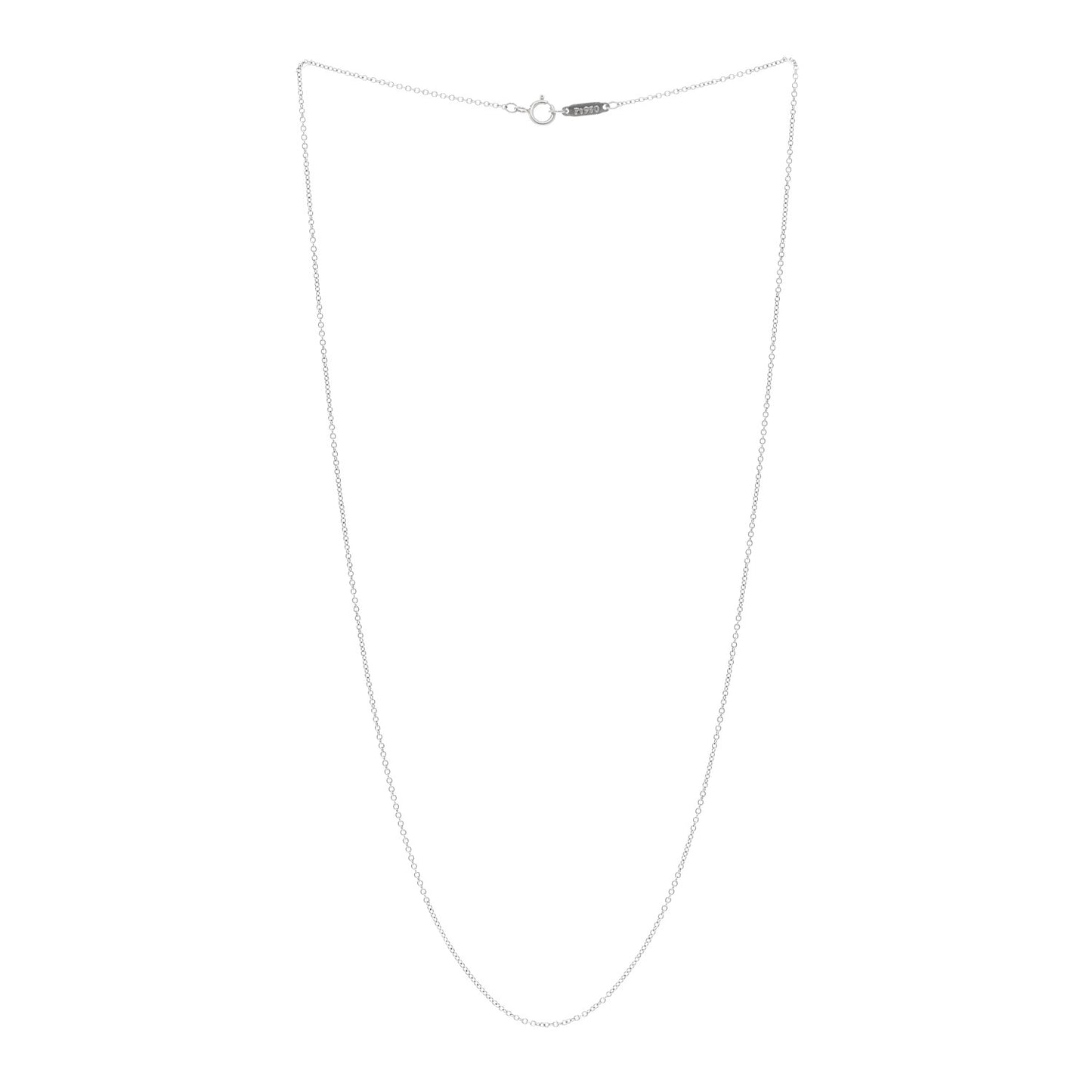Platinum Chain Necklace 18"