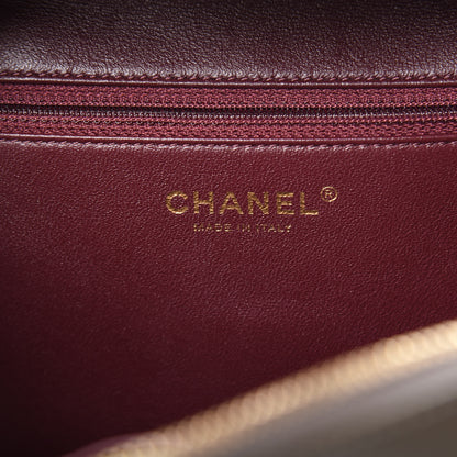 Chanel Lambskin Quilted Medium Trendy CC Bowling Bag Dark Khaki 7 of 12