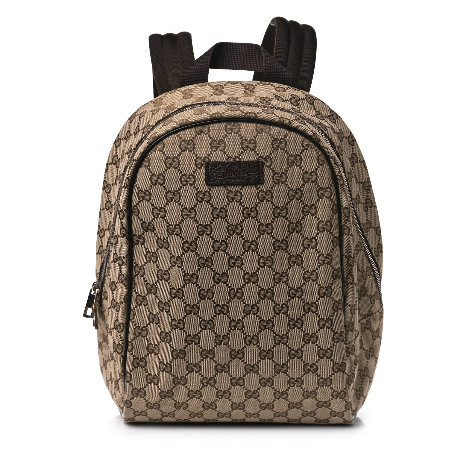 Gucci Monogram Travel Backpack Dark Brown 1 of 9