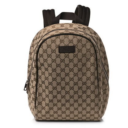 Gucci Monogram Travel Backpack Dark Brown 1 of 9