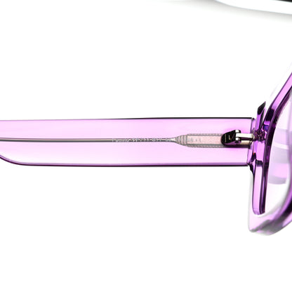 Tom Ford Acetate Fausto Sunglasses TF711 Transparent Pink 6 of 8