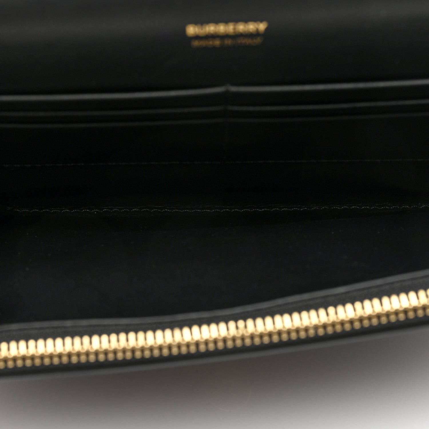 Burberry Calfskin Monogram TB Mini Flat Crossbody Bag Black 5 of 6