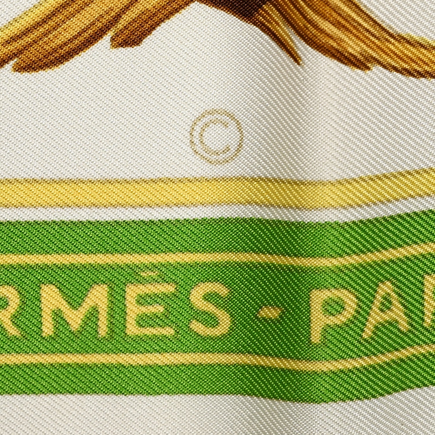 Hermes Silk Couronnes Crown Scarf 90 3 of 5
