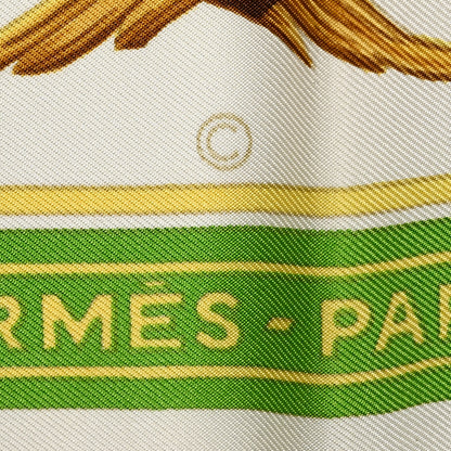 Hermes Silk Couronnes Crown Scarf 90 3 of 5