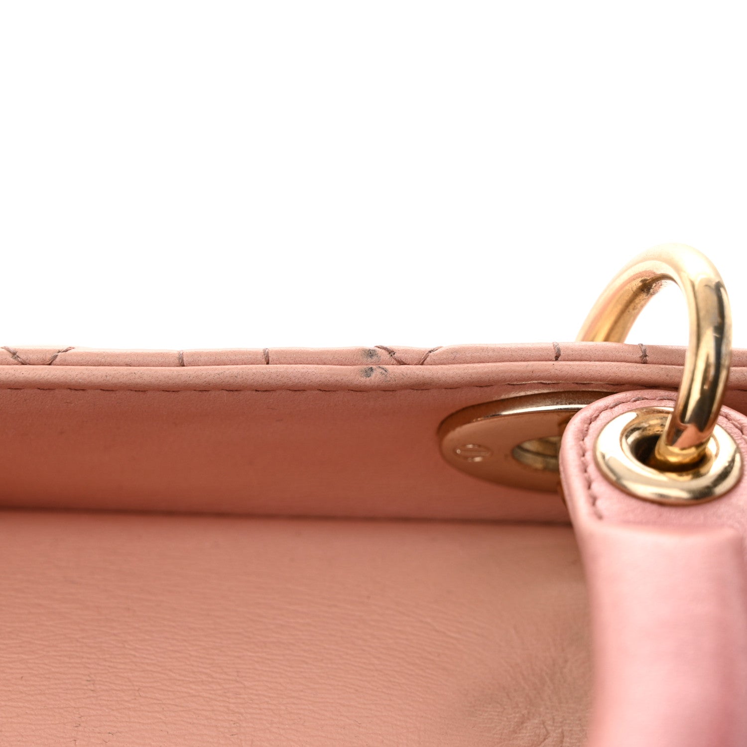 Christian Dior Lambskin Cannage Gradient Medium Lady Dior Pink 16 of 16