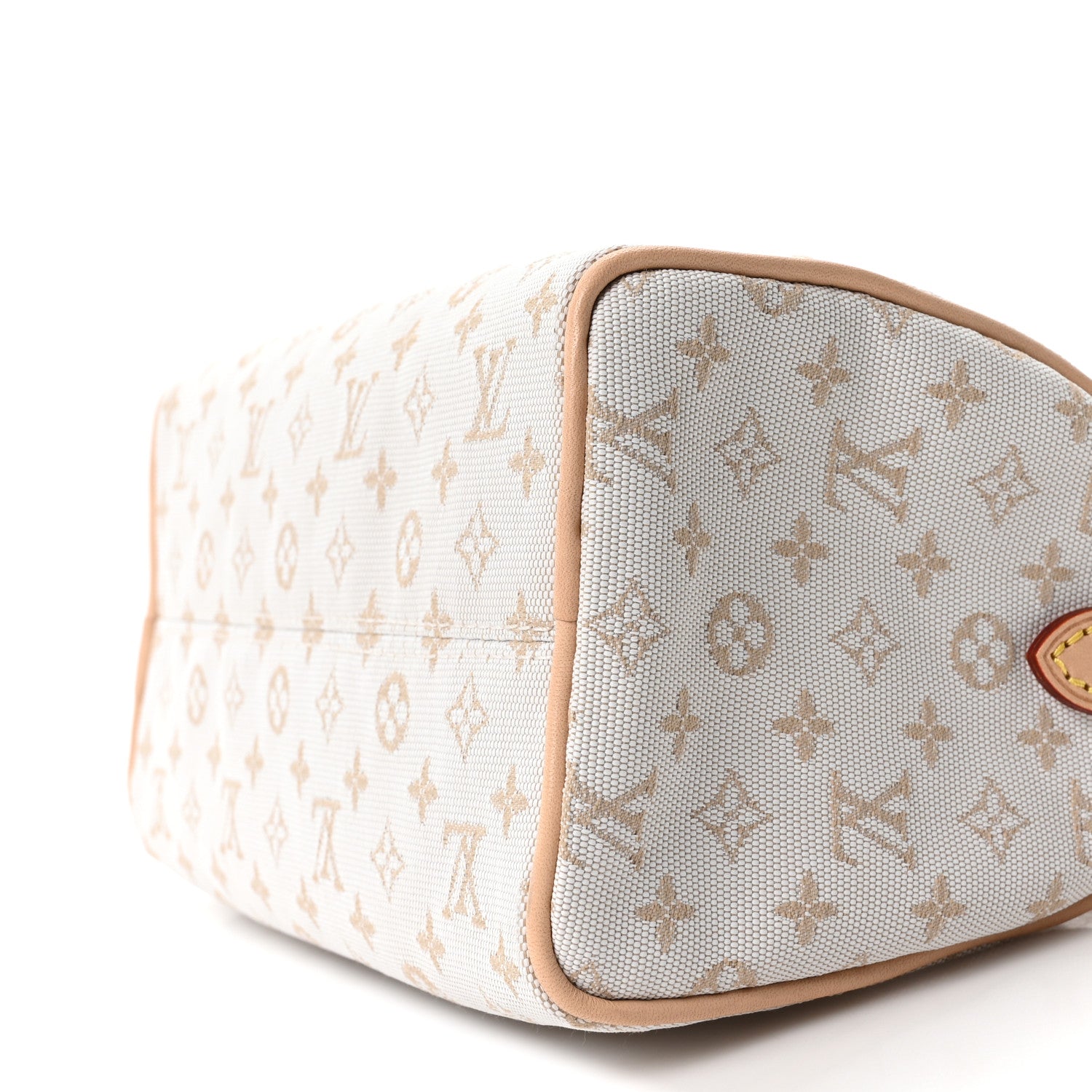 Louis Vuitton Monogram Mini Jacquard Speedy Bandouliere 20 Mastic Cream 9 of 9