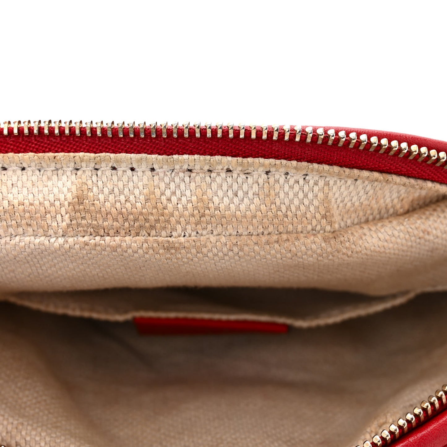 Pebbled Calfskin Mini Soho Chain Bag Tabasco Red