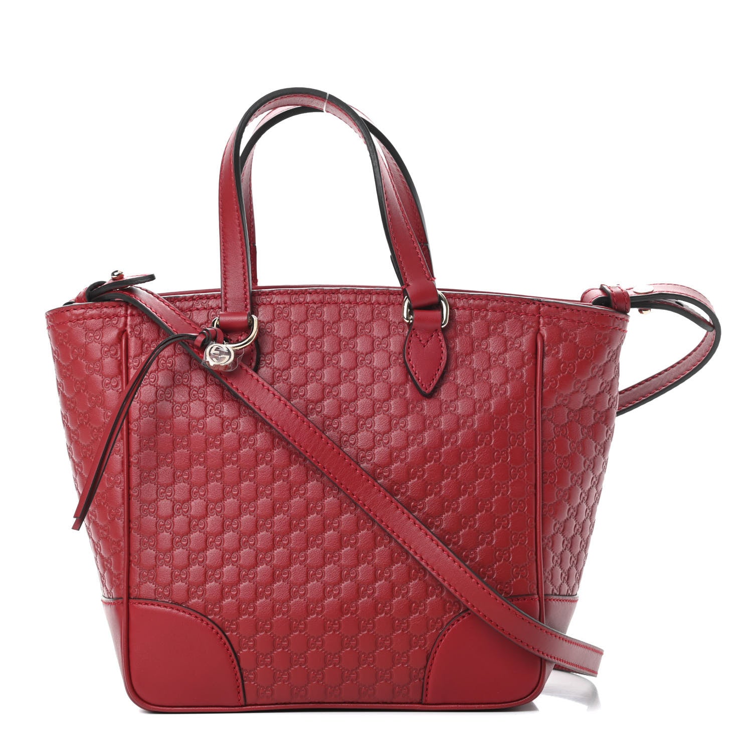 Gucci Microguccissima Small Bree Tote Red 1 of 10