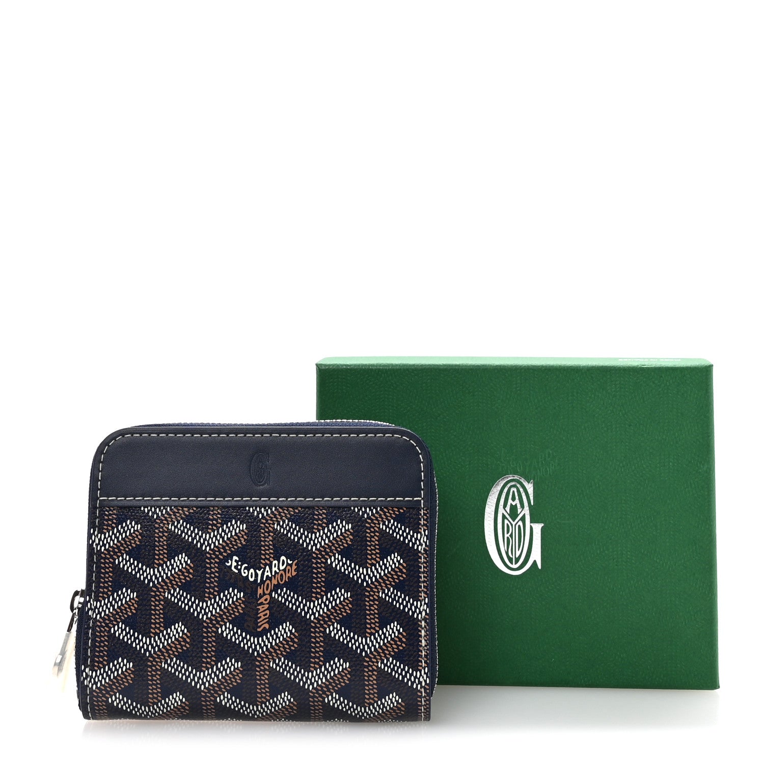 GOYARD MATIGNON PM ケース ネイビー Goyard Goyardine Matignon PM Wallet Navy 1818906 – FASHIONPHILE