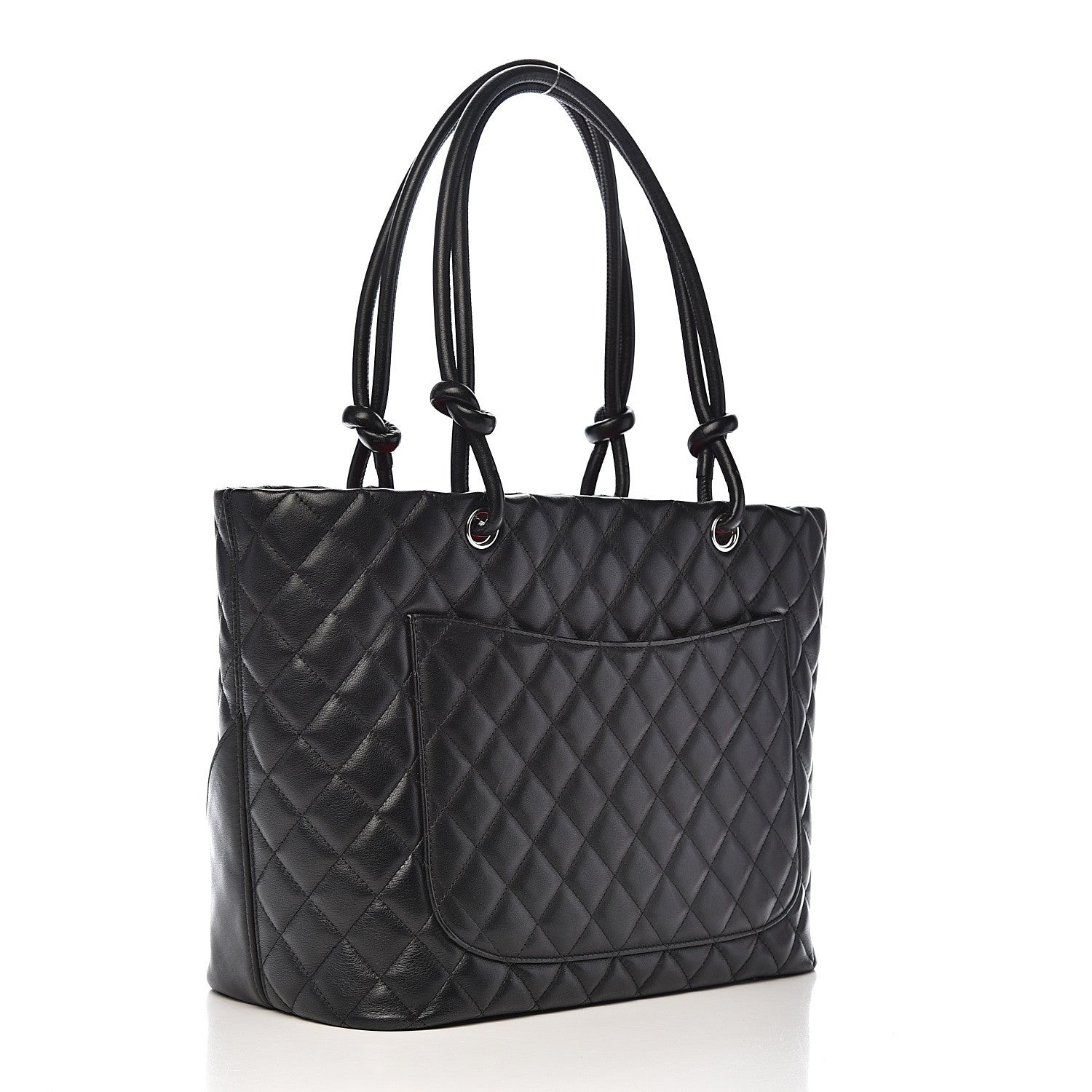 Chanel Calfskin Quilted Large Cambon Tote Black 2 of 16