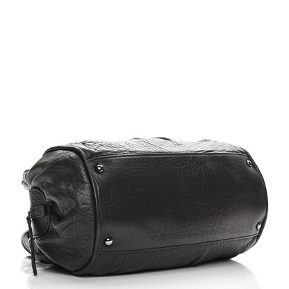Chanel Distressed Lambskin Quilted Small Le Marais Tote Black 4 of 9