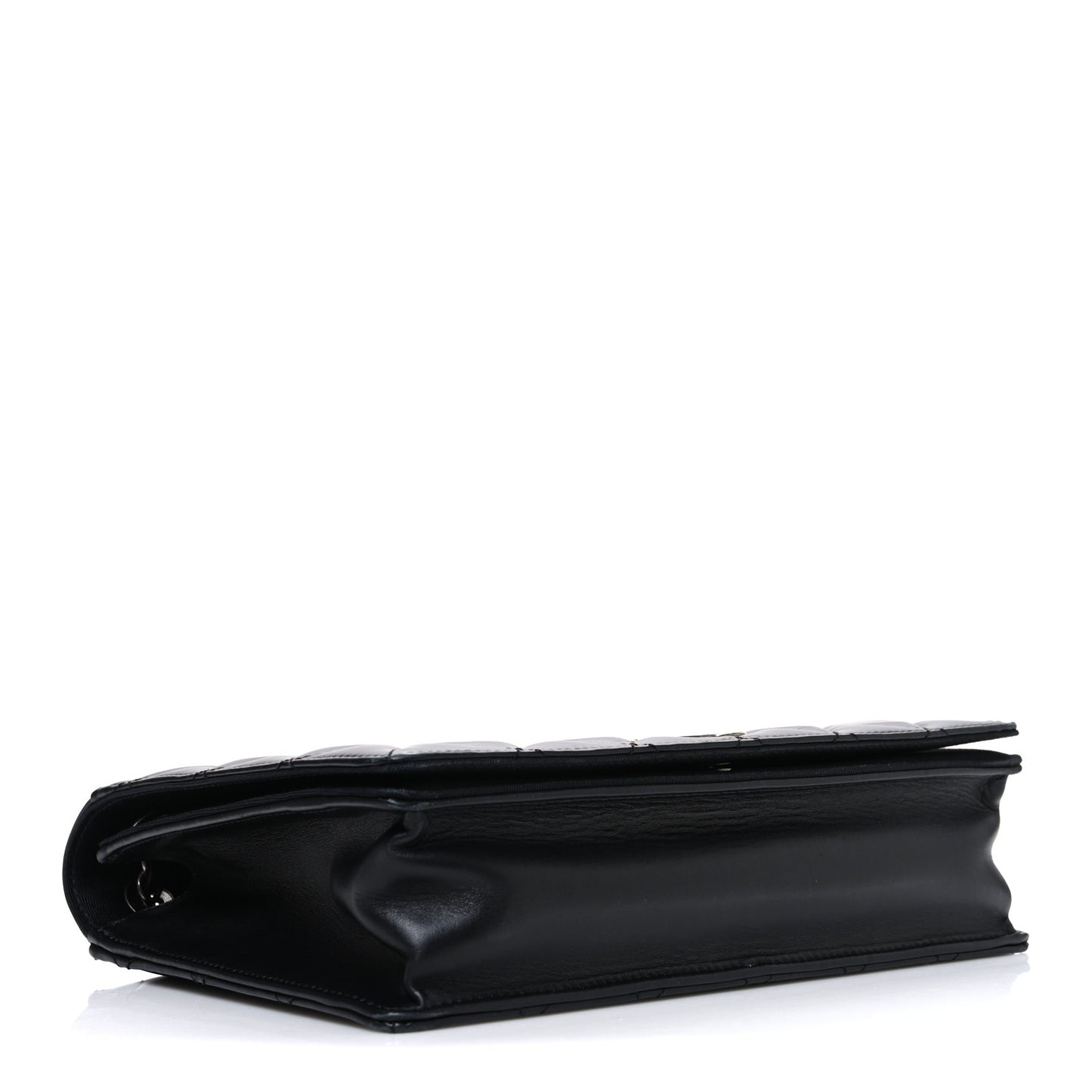 Calfskin Quilted Ballerine Flap Black