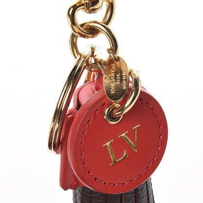 Louis Vuitton Monogram Tassel Bag Charm Red 4 of 7