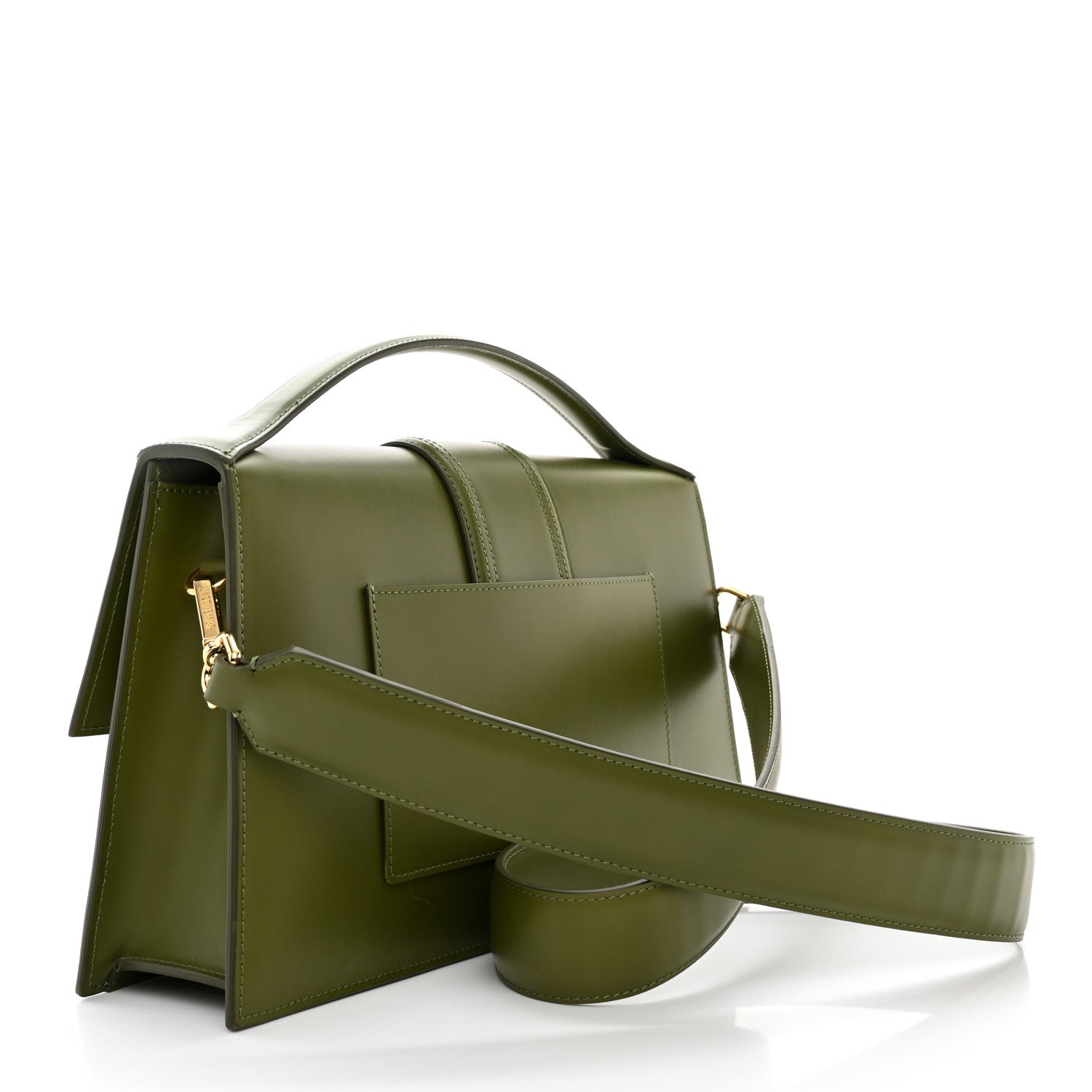 Jacquemus Smooth Calfskin Le Bambinou Khaki 3 of 9