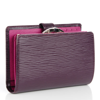 Louis Vuitton Epi French Purse Wallet Cassis 3 of 9
