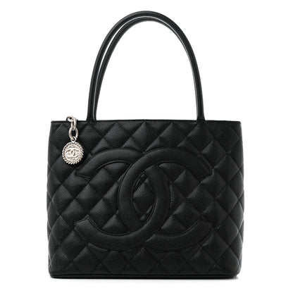 Chanel Caviar Quilted Medallion Black 1 of 12