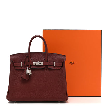 Hermes Togo Birkin 25 Rouge H 11 of 11