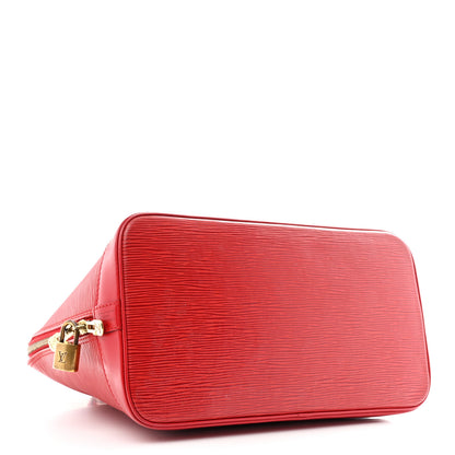 Louis Vuitton Epi Alma PM Castillan Red 4 of 11