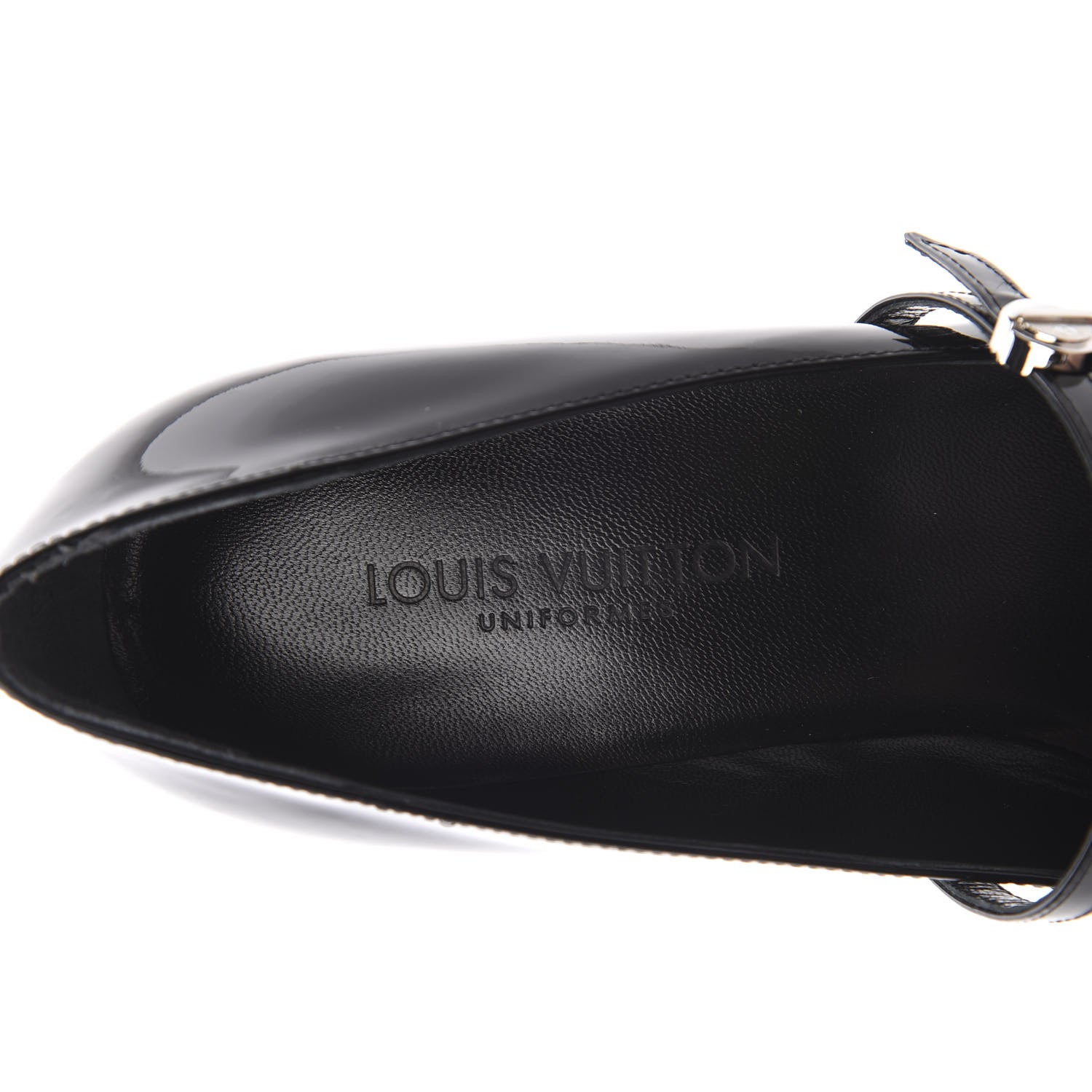 Louis Vuitton Patent Uniformes Silhouette 40mm Pumps 35 Black 6 of 8