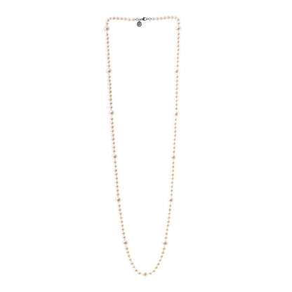 Tiffany Sterling Silver Ziegfeld Pearl Long Necklace 30" 3 of 6
