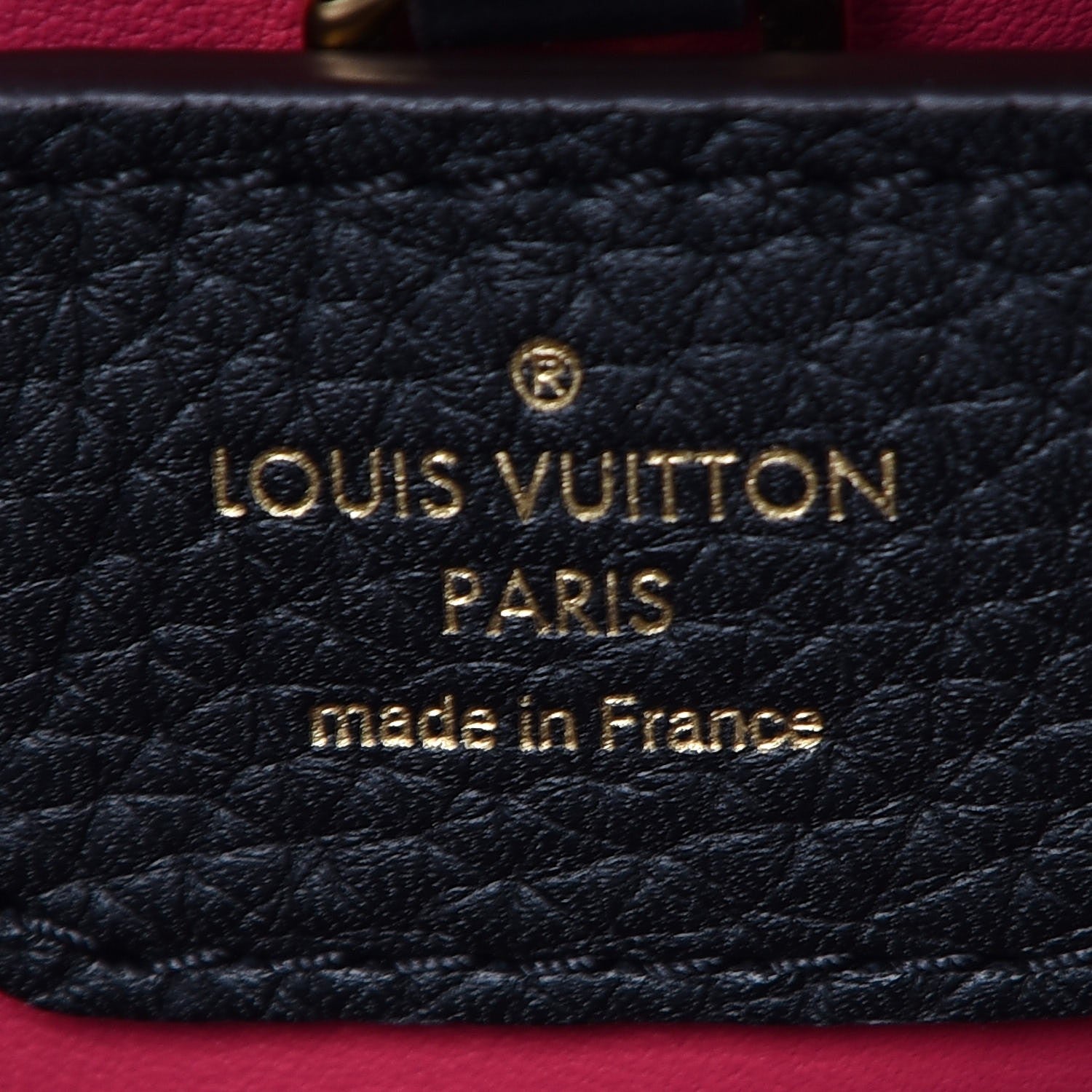 Louis Vuitton Taurillon Capucines PM Black 6 of 6
